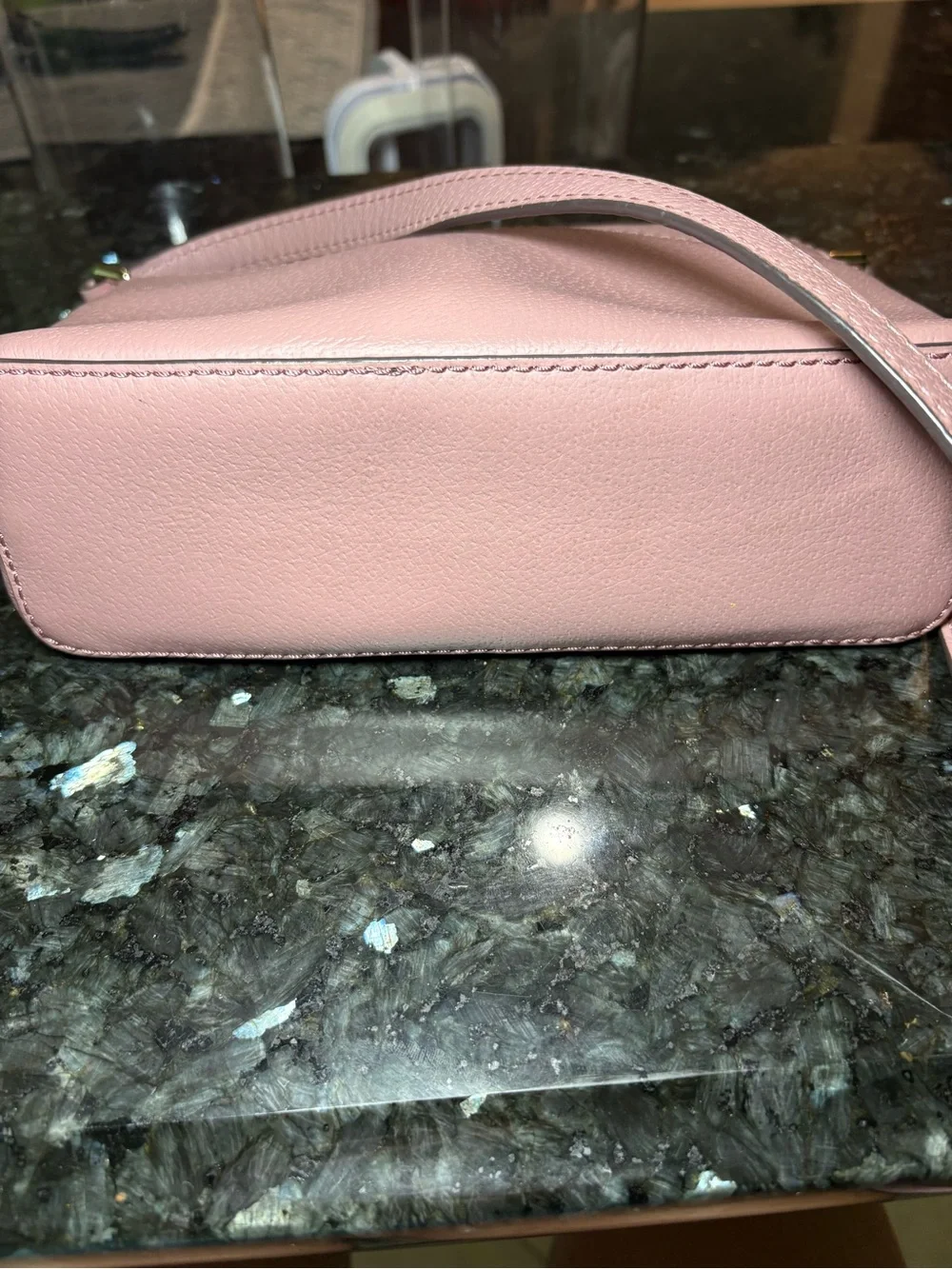 kate spade Light Pink Leather Crossbody Bag with Gold Hardware